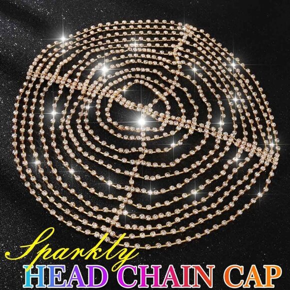 1920s Crystal Flapper Headpiece Art Deco Jewelry Bridal Hair Accessory main image 7